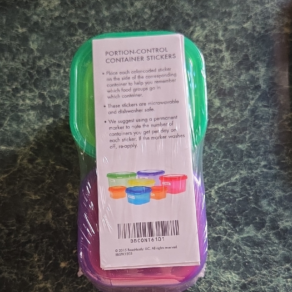 Vibrant Portion-Control Container Set